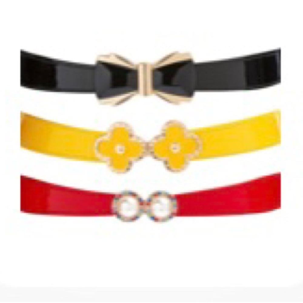 🐞Antthony Set of 3 Elastic Stretch Decorative Belts🐞. NWT